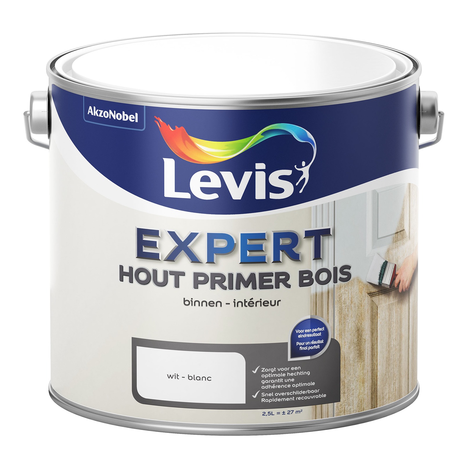 Levis Expert Primer Bois Intérieur 2.5l Blanc