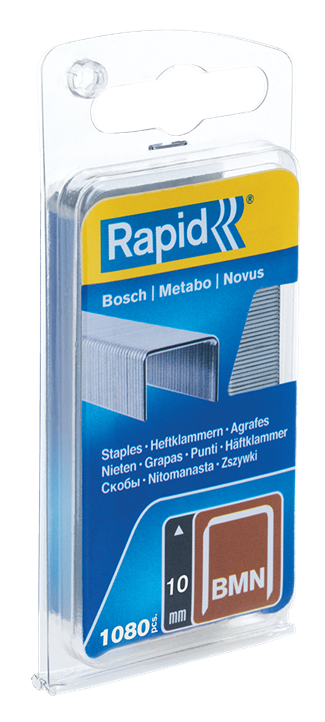 Rapid agrafes galvanisées BMN/10mm (1080pcs)