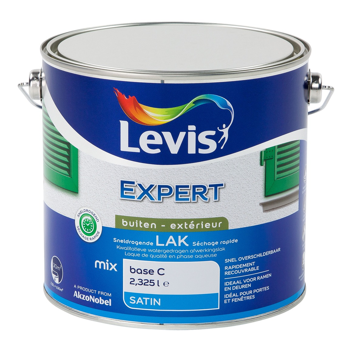 Levis Expert Hout Lak Buiten Sneldrogend Satin Mix Clear - 2.5l