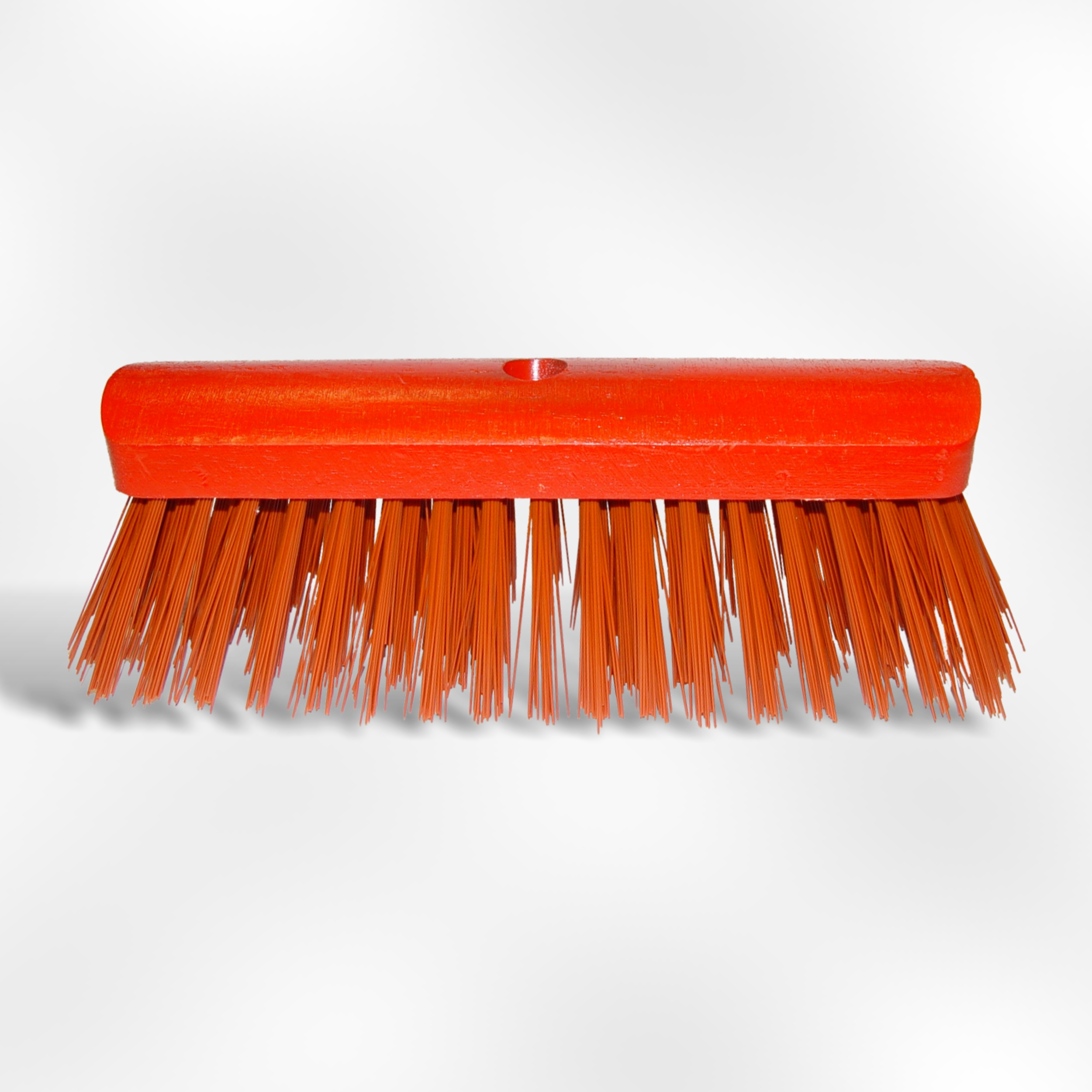 Balai De Rue 100% Pvc Bois Rond Vernis Rouge