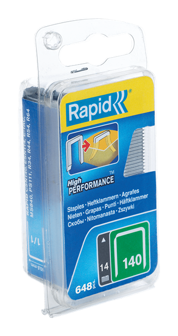 Rapid agrafes galvanisées DP 140/14mm (650pcs)
