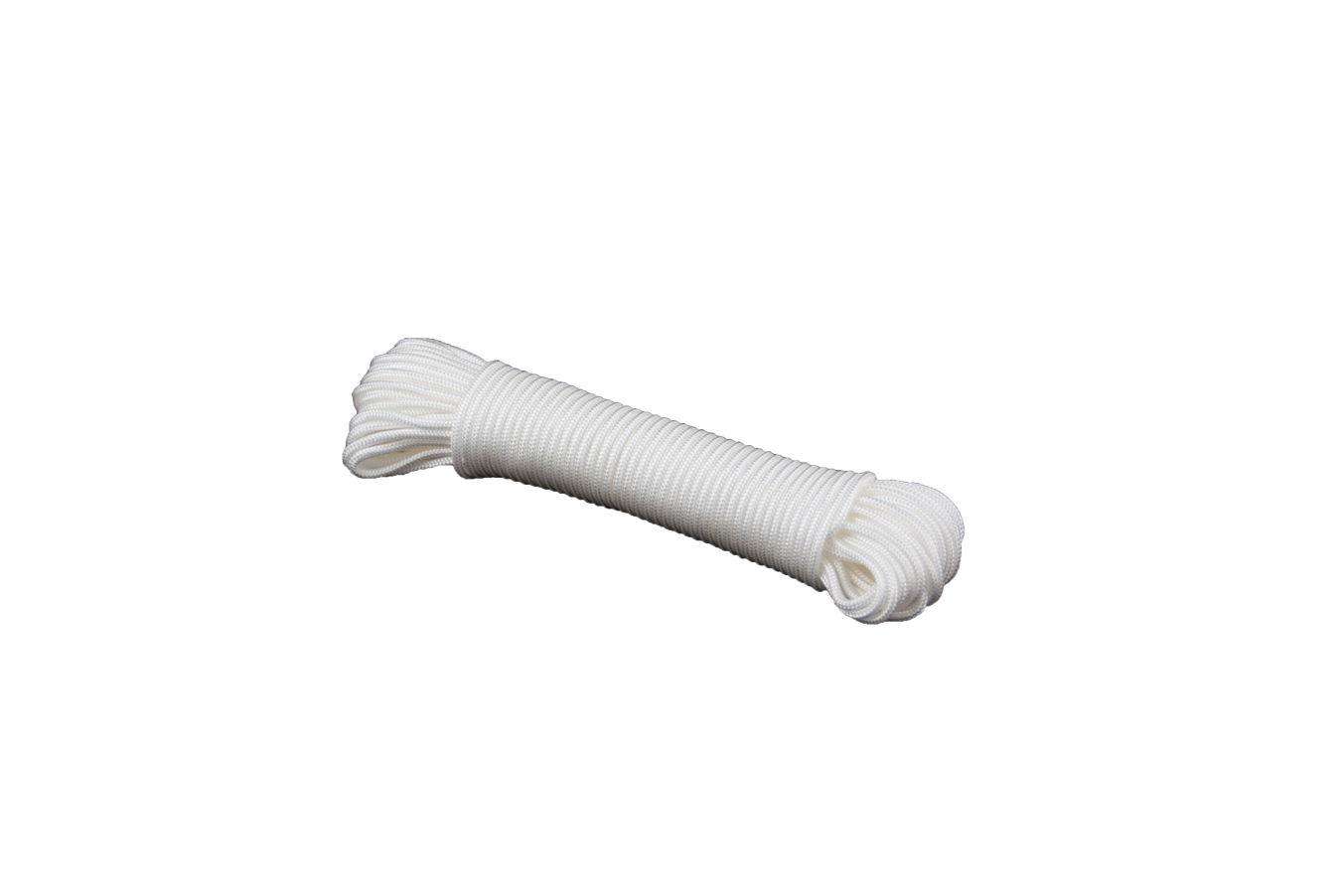 Corde de nylon tressée 3mm - 20m blanc
