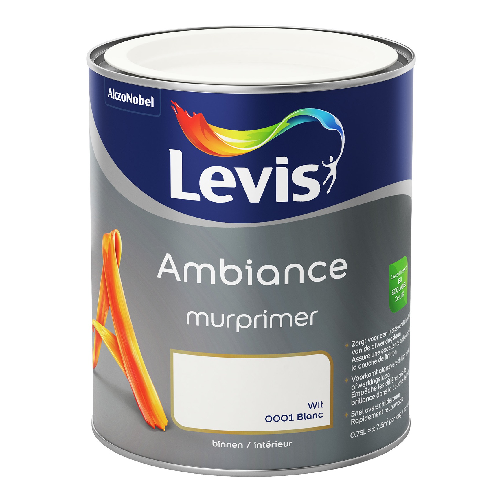 Levis Ambiance Murprimer 0.75l Wit