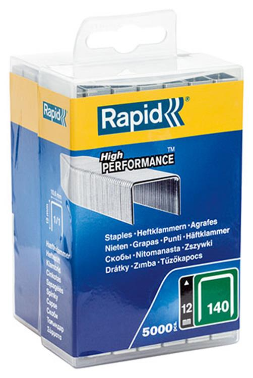Rapid agrafes galvanisées n°140/12mm (5000pcs)