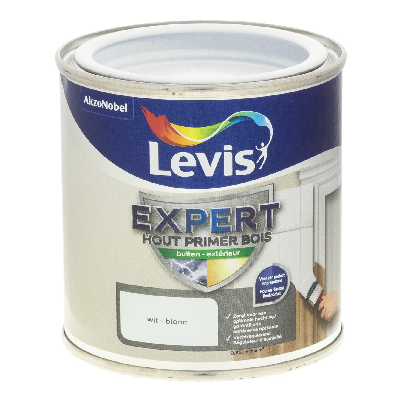 Levis Expert Primer Bois Extérieur 0.25l Blanc