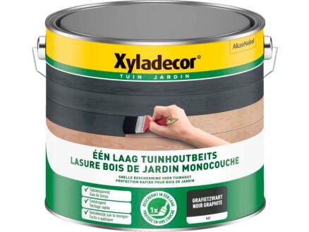 Xyladecor de bois de jardin monocouche black 2.5L