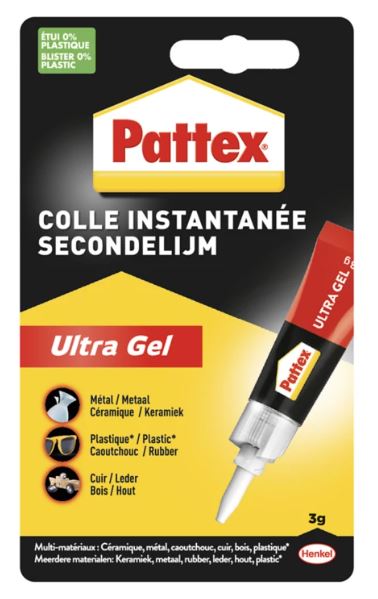 Pattex Secondelijm Powergel 3g