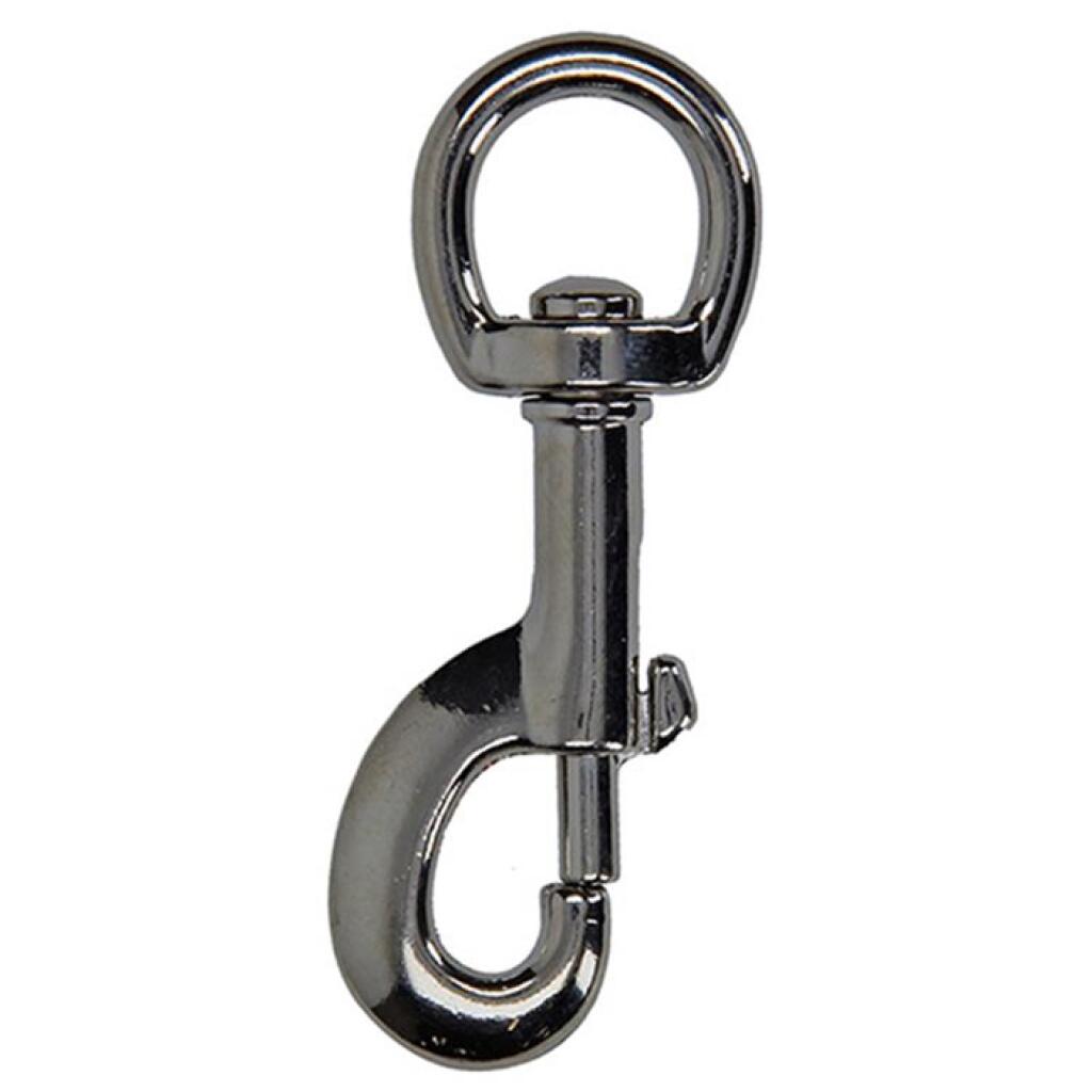 Mack 1 porte-mousqueton nickelé 89X16mm K