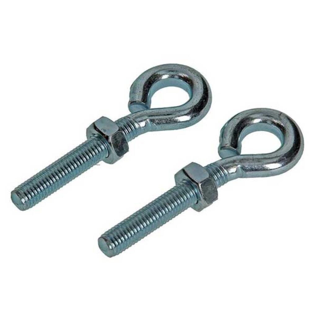 Mack 2 pitons zingue+ ecrou M10X60mm K