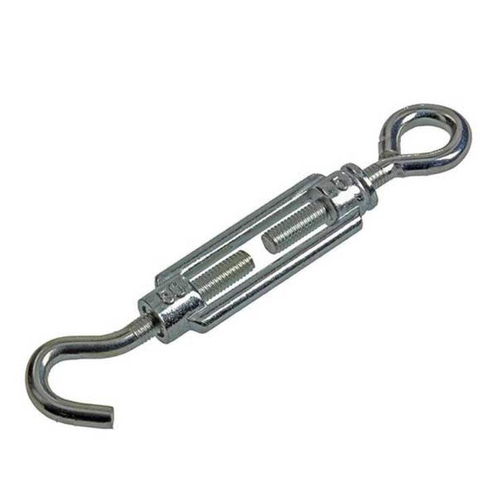 Mack 2 tendeurs avec boucle et crochet galvanisé M5X50mm K