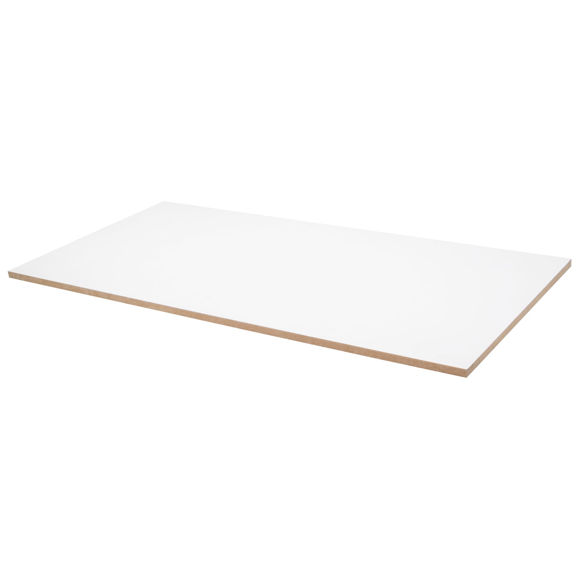 Panneau MDF film à peindre blanc 2 faces 122x61cm - 18mm (PEFC)