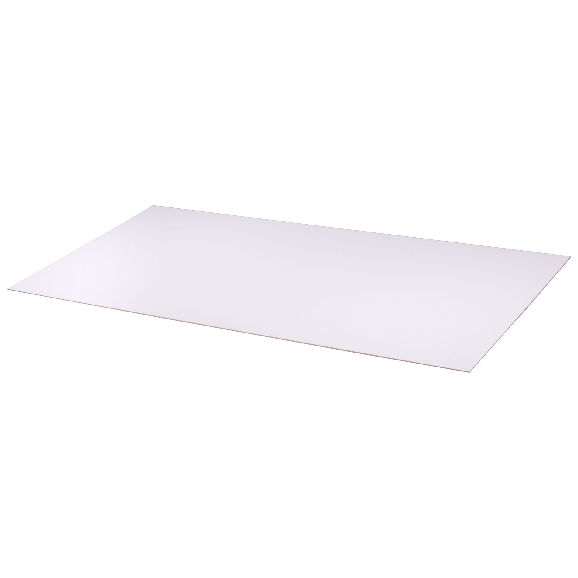 Panneau MDF laqué blanc 1 face 122x61cm - 3mm (FSC)