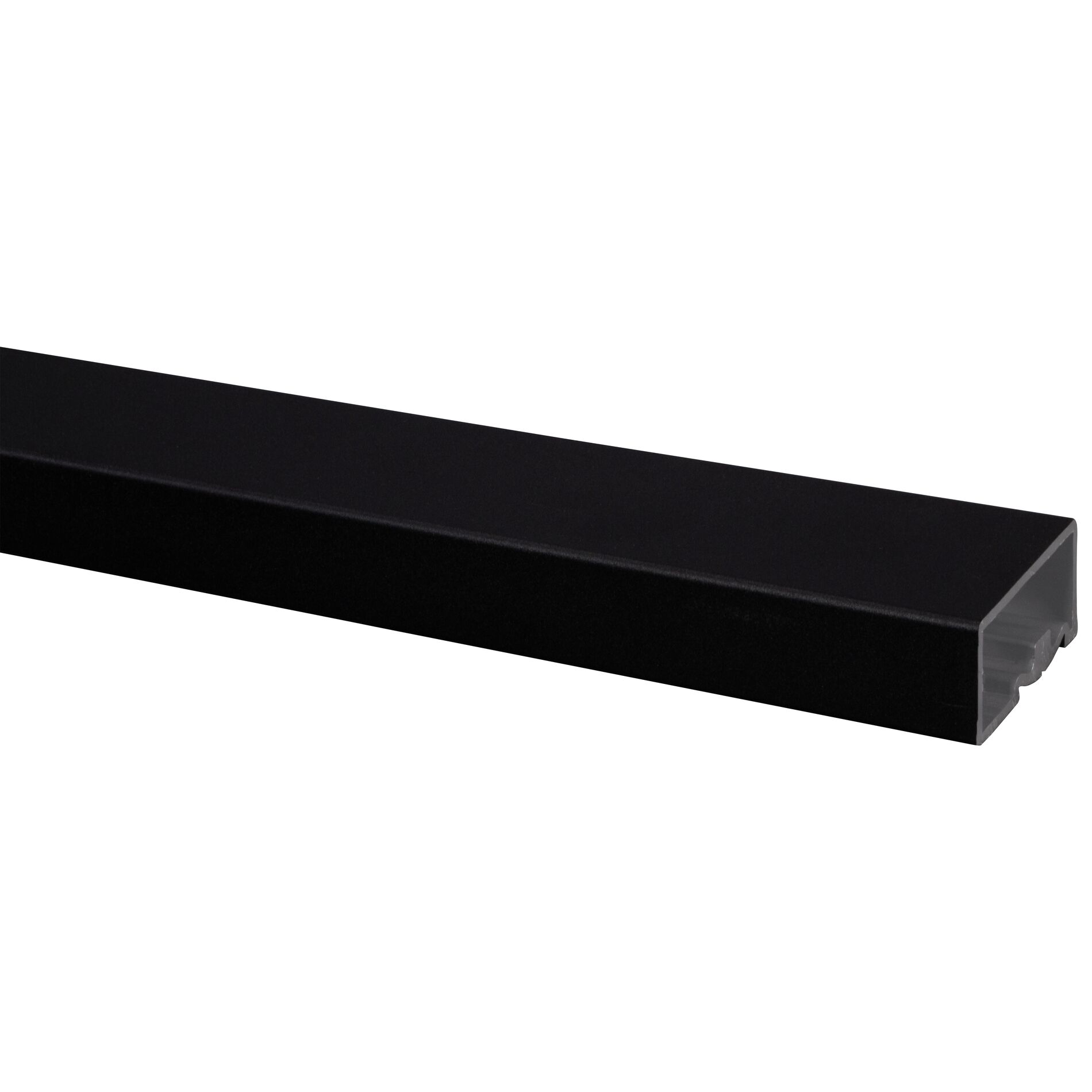 Cando Trapleuning 50x25mm mat-zwart 390cm