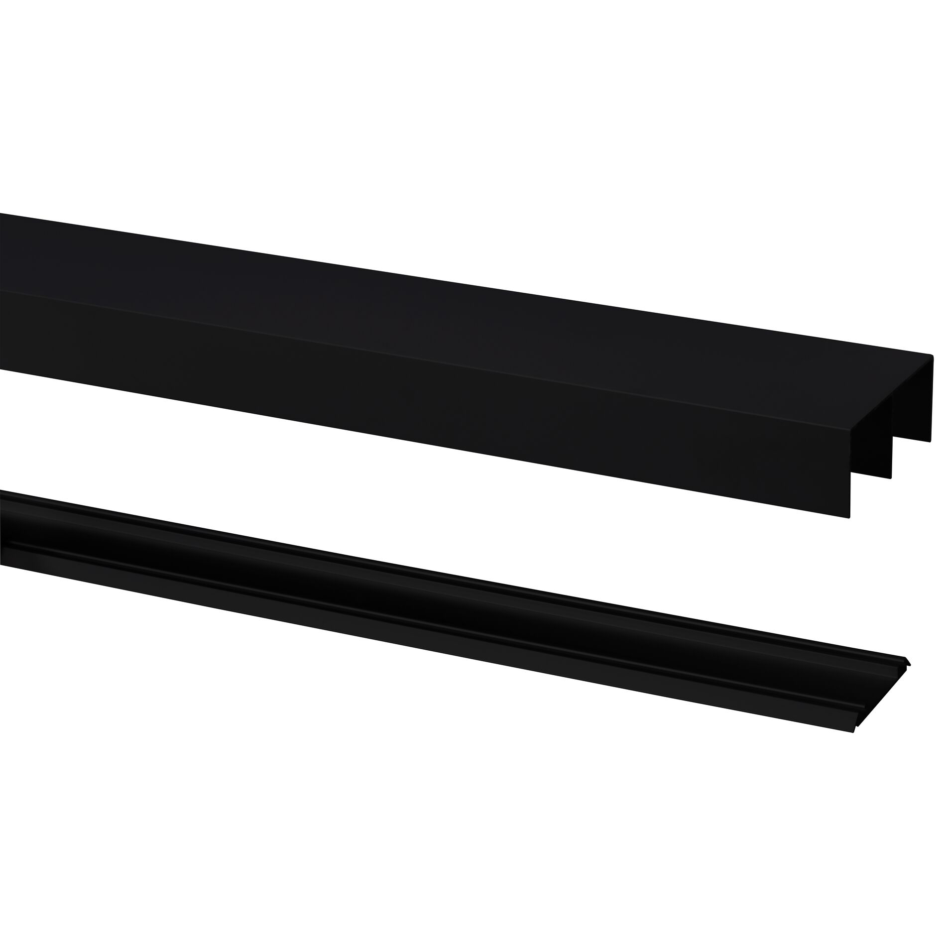 Storemax portes coulissantes rail aluminium noir mat 240 cm R-40
