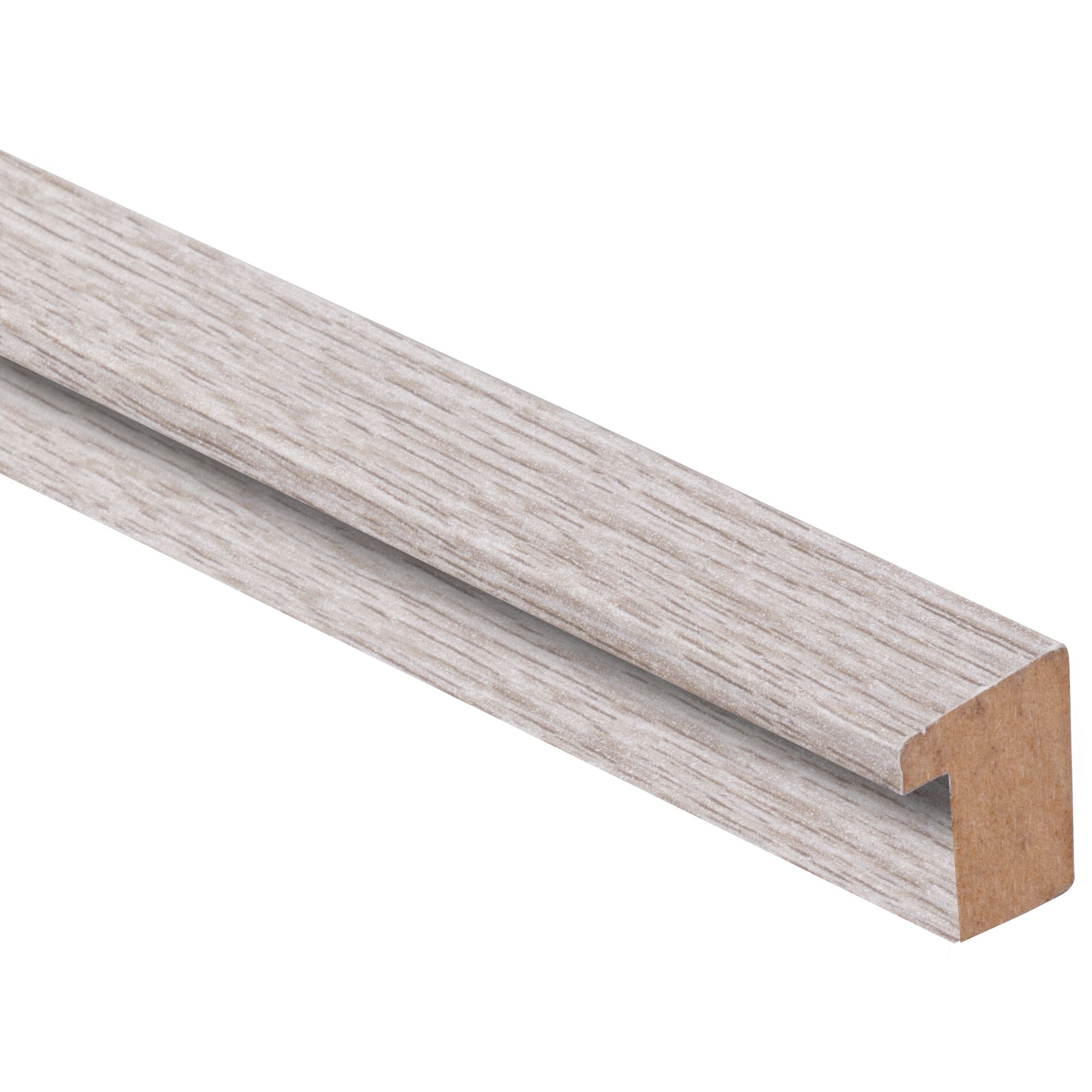Decowall Acoustic eindprofiel grijs eiken 260cm