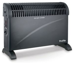 Elektrische verwarming Mistral Zwart 2000W