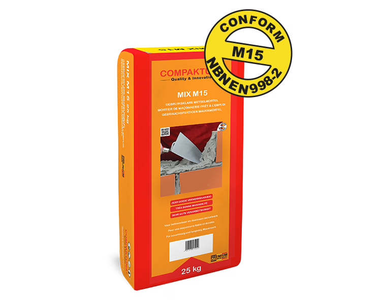 Compaktuna® Mix 25kg - Gebruiksklare metselmortel