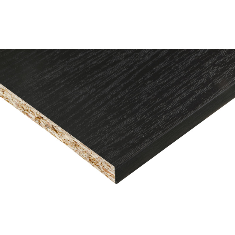 Cando meubelpaneel 18mm Zwart Houtnerf 250x40cm