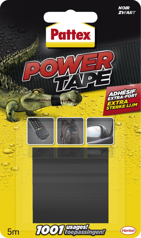 Pattex power tape noir 5m