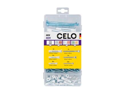 CELO ASSORTMENTBOX MZK 6.8.10 INCLUSIEF SCHROEVEN 102 STUKS