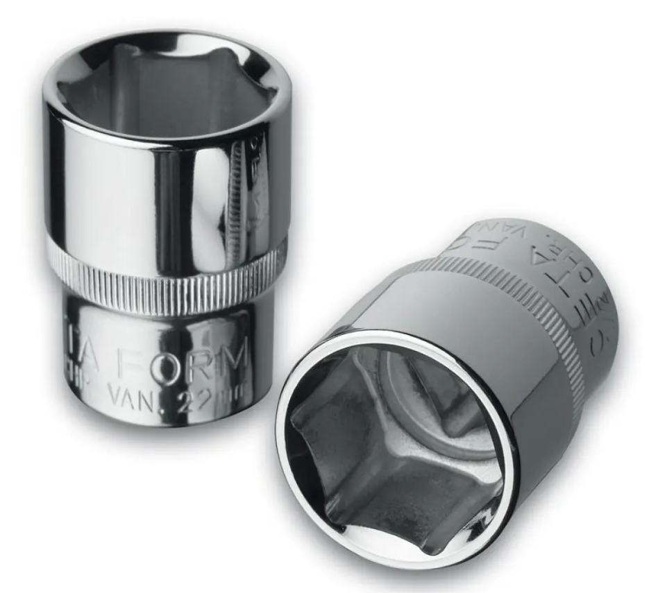 Clé a douille 6-faces avec connexion 1/2"  12mm