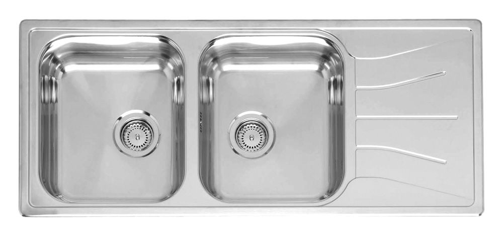Reginox spoelbak Diplomat 30 Eco 116x50cm RVS