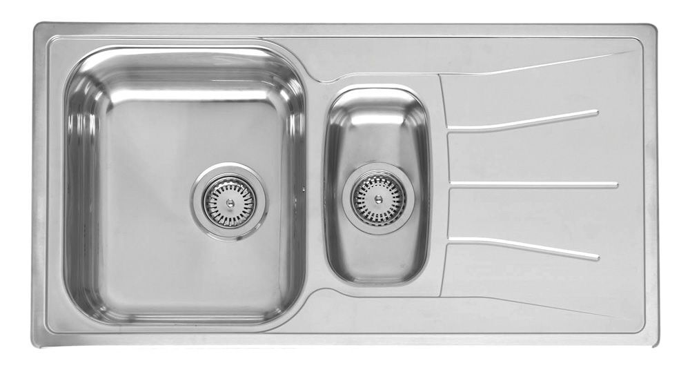 Reginox spoelbak Diplomat Eco 1.5 95x50cm RVS