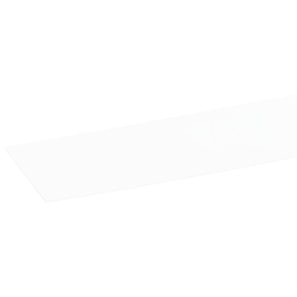 Kantenband voor vensterbanken wit 4,0 x 43 cm - 2 stuks