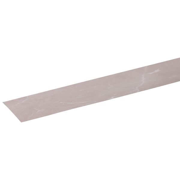 Kantenband voor vensterbanken lichtgrijs marmer 4,0 x 43 cm - 2 stuks