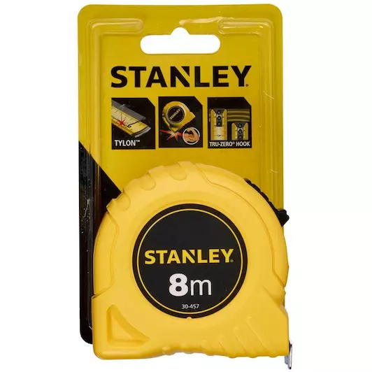 STANLEY 0-30-457 rolbandmaat 8m - 25mm
