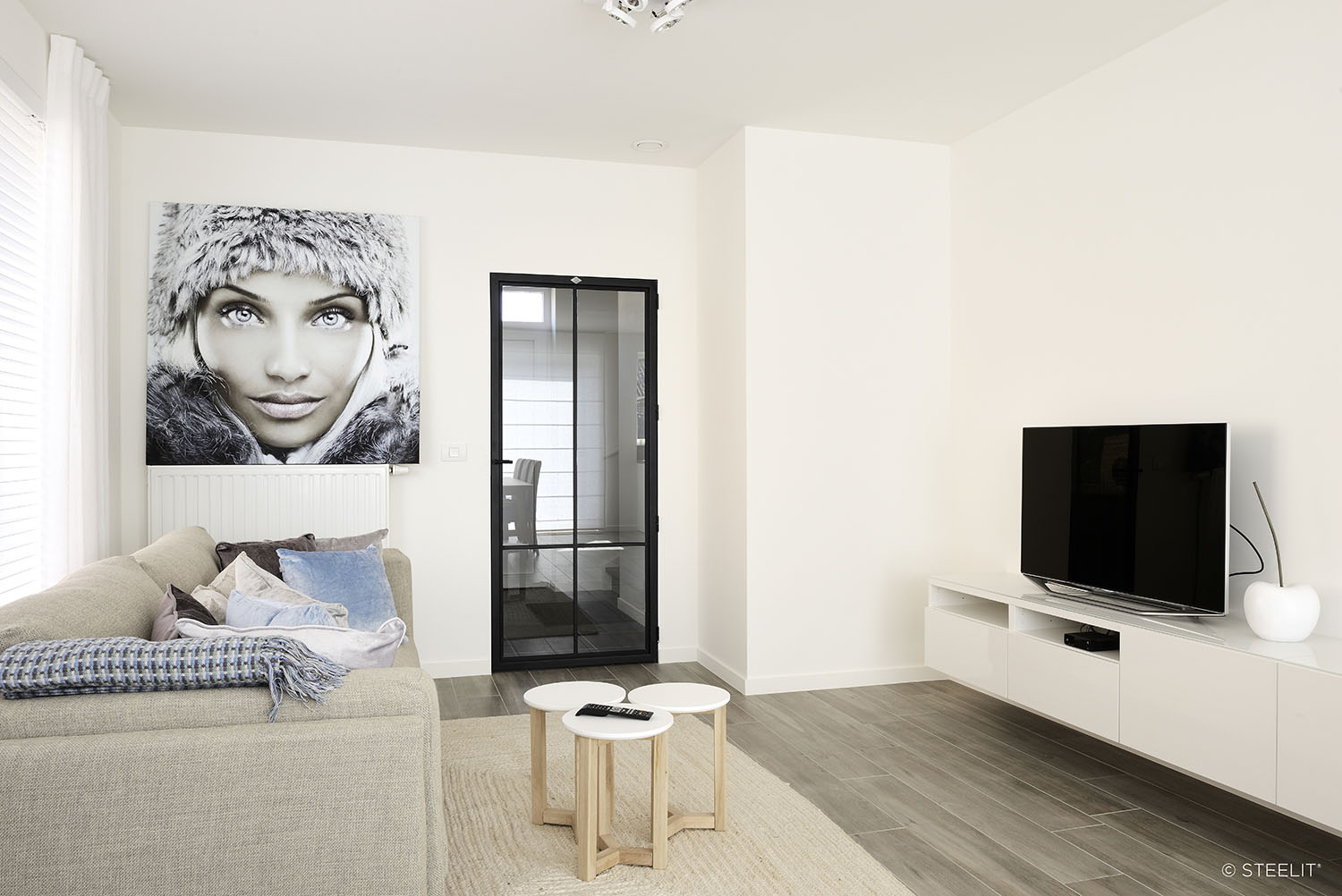 Steelit porte d'intérieur en acier Modern4 2014x875mm