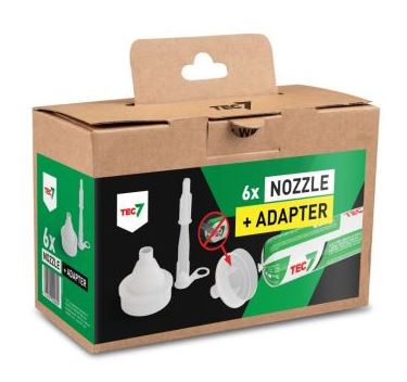 Tec7 V-Nozzles + Adapteurs 6Pcs