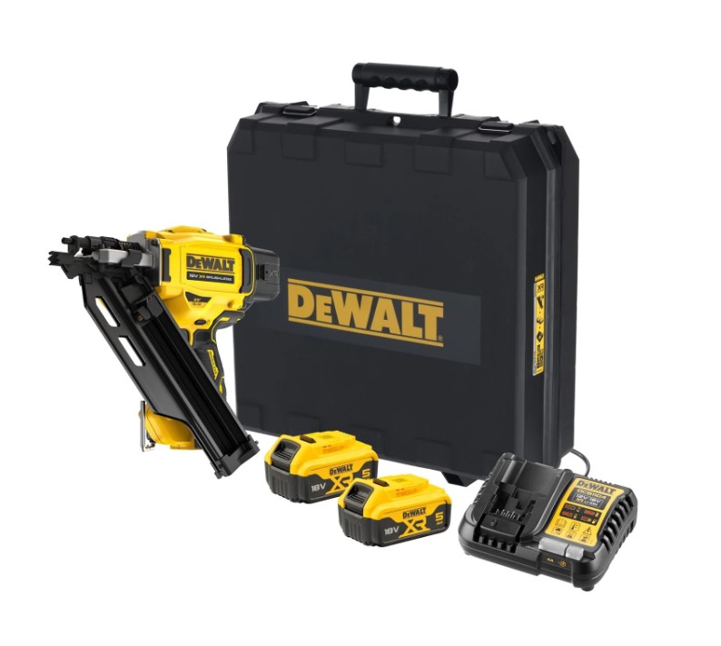 DeWalt 18V XR 33" constructietacker 2x 5Ah