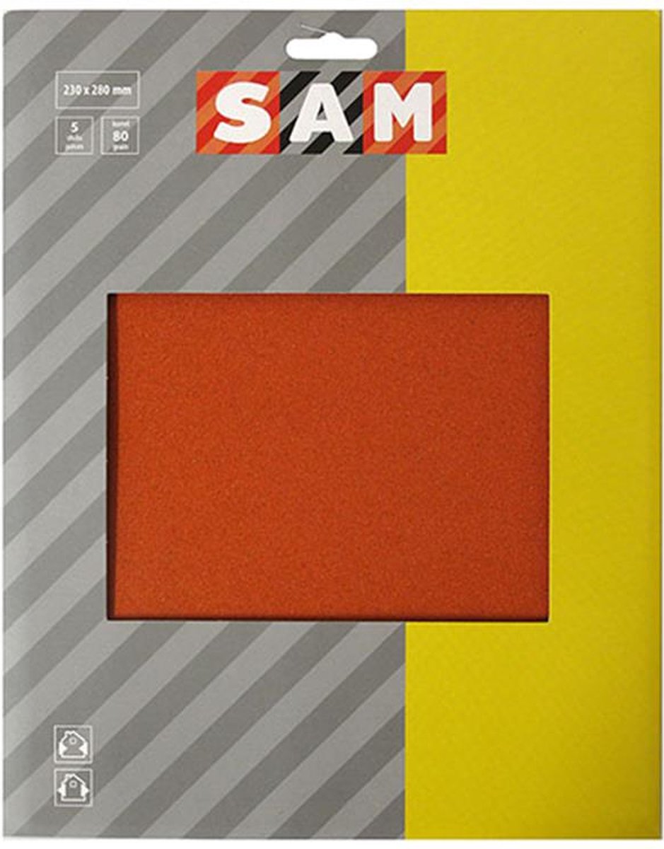 SAM papier abrasif flint grain 100 