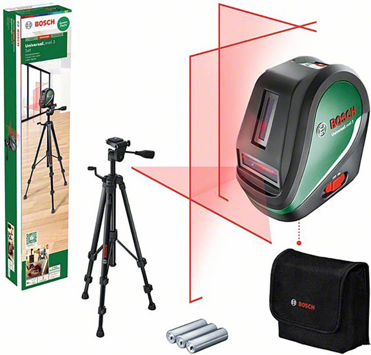Bosch laser de construction unilevel  3 set