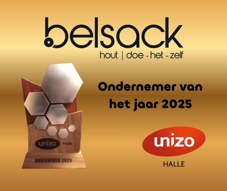 Belsack Ondernemer van het jaar 2025 Unizo Halle